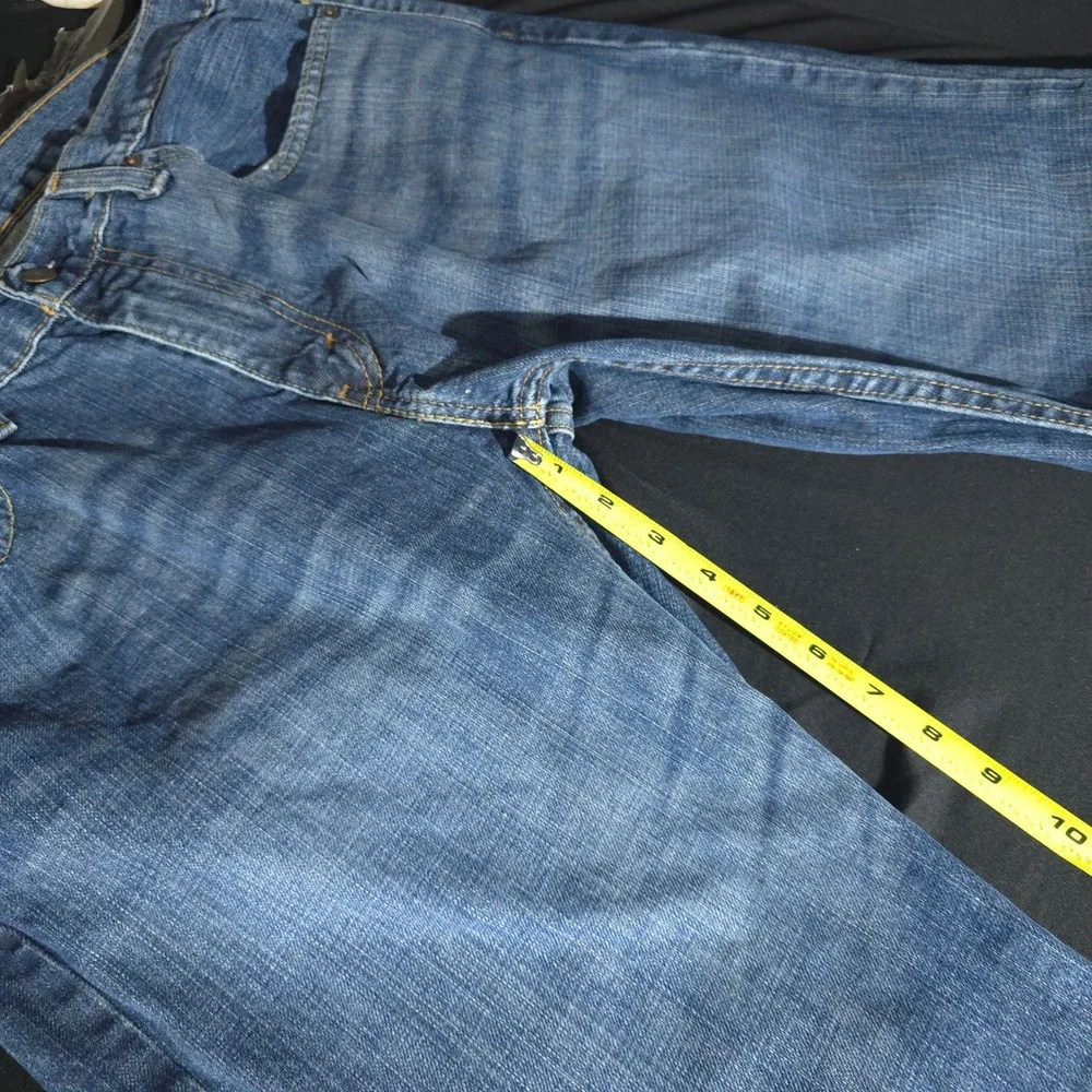 Levis 559 Jeans Mens 34x30 Blue Relaxed Straight Leg Denim Medium Wash Cotton